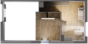 4 pokoje, mieszkanie 89,44 m², piętro 1, oferta nr 9.2, Cascada House, Rząska, ul. Piaski / Łąkowa