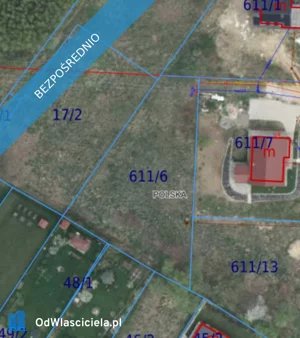 Działka 2 052,00 m², Szczawno-Zdrój, Ułanów Nadwiślańskich, Sprzedaż