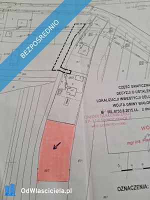 Działka 1 565,00 m², Wola Dalsza, Sprzedaż