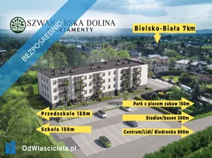 Mieszkanie dwupokojowe 37,00 m², Czechowice-Dziedzice, Łukowa, Sprzedaż