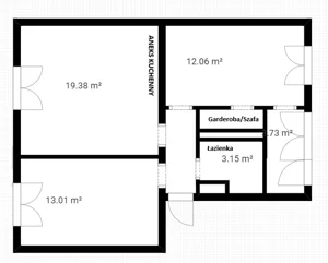 Mieszkanie trzypokojowe 56,00 m², Gdańsk, Nowy Port, Wolności, Sprzedaż