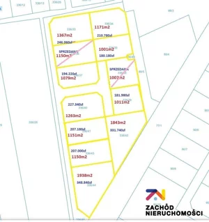 Działka 1 001,00 m², Droszków, Sprzedaż