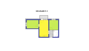 3 pokoje, mieszkanie 45,92 m², piętro 1, oferta nr B2, Grzybowa 4, Oborniki Śląskie, ul. Grzybowa 4