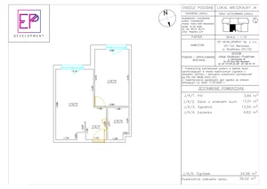 2 pokoje, mieszkanie 39,02 m², parter, oferta nr J04, Osiedle Pogodne, NOWY ETAP bud. I, J, Nowy Dwór Mazowiecki, Nowodworzanka, ul. Pogodna / Leśna / Dębowa