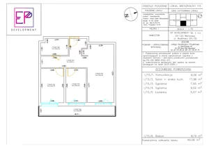 3 pokoje, mieszkanie 49,06 m², piętro 1, oferta nr i15, Osiedle Pogodne, NOWY ETAP bud. I, J, Nowy Dwór Mazowiecki, Nowodworzanka, ul. Pogodna / Leśna / Dębowa
