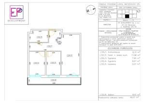 3 pokoje, mieszkanie 49,07 m², piętro 2, oferta nr i25, Osiedle Pogodne, NOWY ETAP bud. I, J, Nowy Dwór Mazowiecki, Nowodworzanka, ul. Pogodna / Leśna / Dębowa