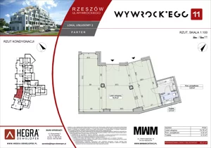 Lokal użytkowy 82,21 m², oferta nr LU2, Wywrockiego 11 - lokale usługowe, Rzeszów, Staroniwa, ul. Wywrockiego 11