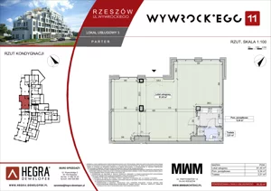 Lokal użytkowy 90,30 m², oferta nr LU3, Wywrockiego 11 - lokale usługowe, Rzeszów, Staroniwa, ul. Wywrockiego 11
