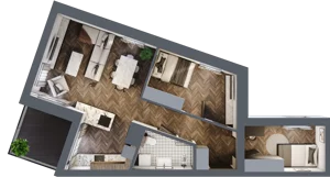 3 pokoje, apartament 60,04 m², piętro 2, oferta nr 10, Północna 31, Lublin, Śródmieście, Czechów Południowy, ul. Północna 31