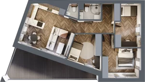 4 pokoje, apartament 71,58 m², piętro 3, oferta nr 15, Północna 31, Lublin, Śródmieście, Czechów Południowy, ul. Północna 31