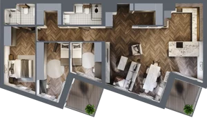 4 pokoje, apartament 108,81 m², piętro 13, oferta nr 114, Północna 31, Lublin, Śródmieście, Czechów Południowy, ul. Północna 31