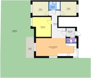 4 pokoje, mieszkanie 89,29 m², parter, oferta nr 8A, Białołęcka 327, Warszawa, Białołęka, Brzeziny, ul. Białołęcka 327