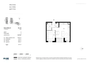 2 pokoje, apartament 41,72 m², piętro 4, oferta nr C.43, Dolna Górna Wilda, Poznań, Wilda, Wilda, ul. Górna Wilda