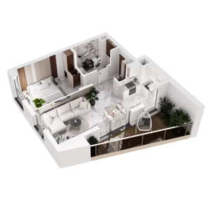 4 pokoje, mieszkanie 89,37 m², piętro 4, oferta nr A.5.4, GreenLine, Gdańsk, Piecki-Migowo, Matemblewo, ul. Rakoczego