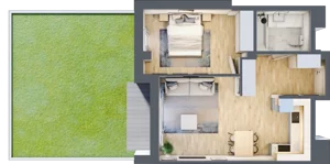 2 pokoje, mieszkanie 44,12 m², piętro 3, oferta nr Giserska 5/19, Panorama Ursus, Warszawa, Ursus, Szamoty, ul. Giserska 5