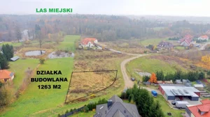 Działka 1 263,00 m², Gajewo, Sprzedaż