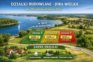 Działka 1 540,00 m², Jora Wielka, Sprzedaż