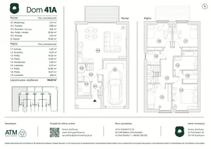 Dom 134,07 m², oferta nr 41A, Domy Golfowe III , Wrocław, Kryniczno ul. Pod lasem 
