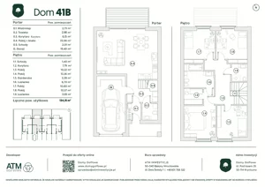Dom 134,15 m², oferta nr 41B, Domy Golfowe III , Wrocław, Kryniczno ul. Pod lasem 