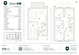 Dom 134,07 m², oferta nr 43B, Domy Golfowe III , Wrocław, Kryniczno ul. Pod lasem 