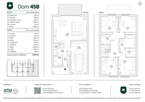 Dom 134,07 m², oferta nr 45B, Domy Golfowe III , Wrocław, Kryniczno ul. Pod lasem 