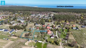 Działka 3 412,00 m², Mikoszewo, Leśna, Sprzedaż
