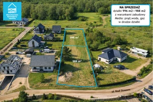 Działka 996,00 m², Domatówko, Nad Stawem, Sprzedaż