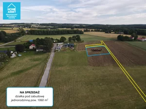 Działka 1 060,00 m², Robakowo, Rycerska, Sprzedaż