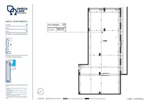 Lokal użytkowy 180,34 m², oferta nr B-U3, Omega Lake Apartments - lokale użytkowe, Olsztyn, ul. Sielska 4