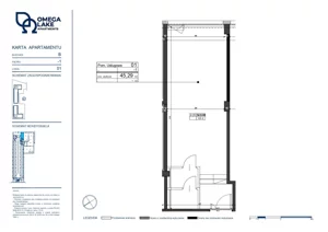Lokal użytkowy 45,29 m², oferta nr B-U1, Omega Lake Apartments - lokale użytkowe, Olsztyn, ul. Sielska 4