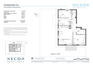 4 pokoje, mieszkanie 75,10 m², parter, oferta nr B8-2, Młode Stanisławie - bud B8, B9, Stanisławie, ul. Stanisławie 7A