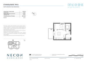 1 pokój, mieszkanie 29,52 m², piętro 1, oferta nr B12/6, Młode Stanisławie - bud B12, B13, Stanisławie