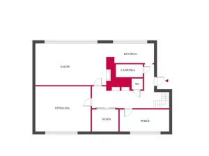 Mieszkanie trzypokojowe 73,22 m², Łódź, Widzew, Zbocze, Sprzedaż