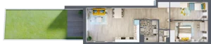3 pokoje, mieszkanie 66,63 m², parter, oferta nr A-B0M3, Osiedle Blask, Łódź, Bałuty, ul. Smugowa 24