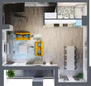 4 pokoje, mieszkanie 95,62 m², piętro 5, oferta nr M.60, Tarasy Śląskie, Chorzów, Chorzów II, ul. 3 Maja