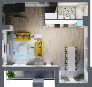 4 pokoje, mieszkanie 95,62 m², piętro 5, oferta nr M.61, Tarasy Śląskie, Chorzów, Chorzów II, ul. 3 Maja