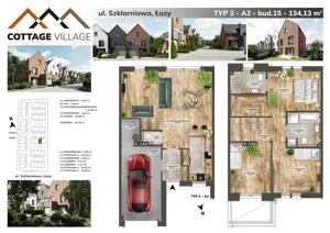 Dom 134,13 m², oferta nr A2B15, Cottage Village, Łazy, ul. Szklarniowa