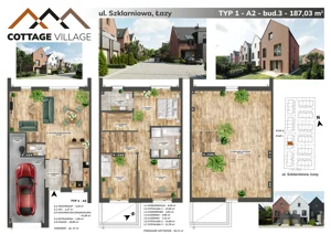 Dom 187,03 m², oferta nr A2B3, Cottage Village, Łazy, ul. Szklarniowa