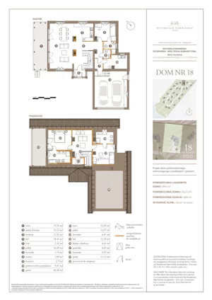 Dom 192,72 m², oferta nr 18, Rezydencje Warmińskie, Pluski, ul. Polna