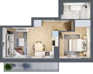 2 pokoje, apartament 36,68 m², piętro 4, oferta nr G25, Piano Park bud. G, Suwałki, Czarnoziem, ul. Witolda "Rotmistrza" Pileckiego