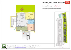 2 pokoje, mieszkanie 48,50 m², parter, oferta nr T6/m, Bielański Zaułek, Piekary, Piekary 604 
