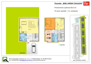 Dom 90,60 m², oferta nr T9/zl, Bielański Zaułek - domy, Piekary, Piekary 604