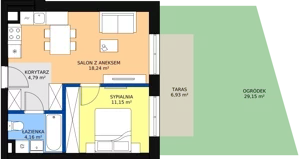 2 pokoje, lokal inwestycyjny 38,36 m², parter, oferta nr U0-1, Nasze ZACISZE, Warszawa, Targówek, Zacisze, ul. Wolińska / Wyspowa
