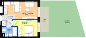 2 pokoje, lokal inwestycyjny 37,61 m², parter, oferta nr U0-2, Nasze ZACISZE, Warszawa, Targówek, Zacisze, ul. Wolińska / Wyspowa