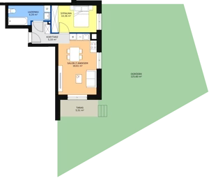 2 pokoje, lokal inwestycyjny 40,47 m², parter, oferta nr U0-4, Nasze ZACISZE, Warszawa, Targówek, Zacisze, ul. Wolińska / Wyspowa