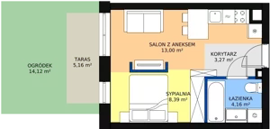 1 pokój, lokal inwestycyjny 29,13 m², parter, oferta nr U0-8, Nasze ZACISZE, Warszawa, Targówek, Zacisze, ul. Wolińska / Wyspowa