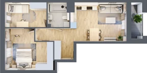 1 pokój, apartament 29,20 m², piętro 3, oferta nr A48, Maratońska 49, Łódź, Polesie, Retkinia, ul. Maratońska 49