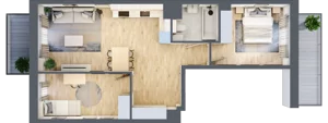 1 pokój, apartament 29,35 m², piętro 5, oferta nr C24, Maratońska 49, Łódź, Polesie, Retkinia, ul. Maratońska 49