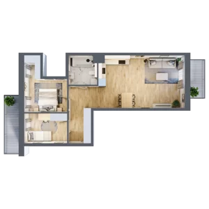 3 pokoje, apartament 65,91 m², piętro 4, oferta nr 19, Maratońska 49, Łódź, Polesie, Retkinia, ul. Maratońska 49