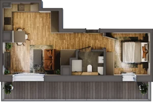 2 pokoje, apartament 39,85 m², piętro 4, oferta nr 102, Folwark Scheiblera, Łódź, Widzew, ul. Tymienieckiego 33A